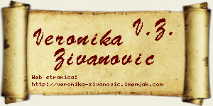 Veronika Živanović vizit kartica